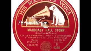 Mahogany Hall Stomp   Louis Armstrong