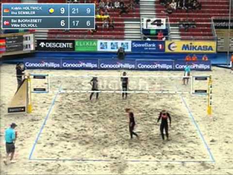 Holtwick-Semmler GER vs. Bjørkesett-Solvoll NOR Pools Grand Slam Stavanger WORLD TOUR 2011