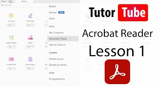 Adobe Acrobat Reader Tutorial - Lesson 1 - Interface