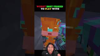 Being the WORST Friend in Minecraft #minecraft #shorts #prank