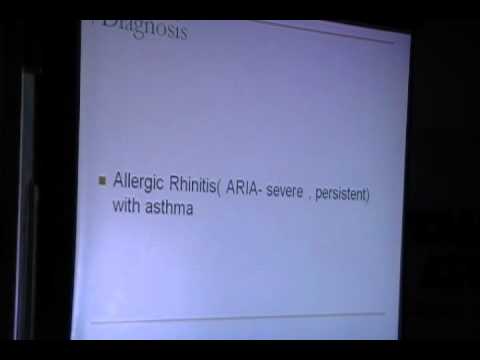 Evaluation of a case of allergy -- Dr.Zareen Mohamed - Part 1 of 2