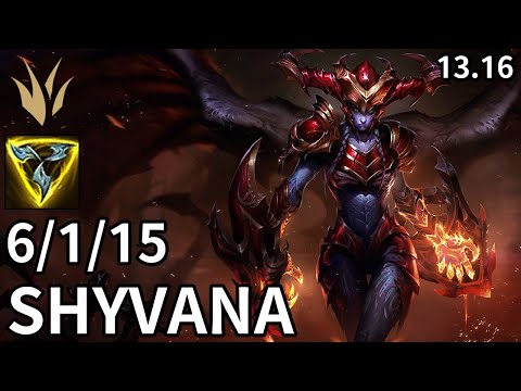 Shyvana Jungle vs Kayn - EUW Master | Patch 13.16