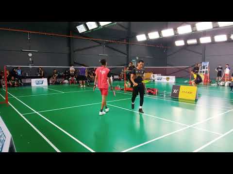 Badminton SF IPGMY JOHOR Men's Double Amateur Tour- Firdaus / Gunardi Vs Iszuwan Azhar / Syed Haniff