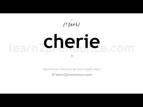 How to pronounce Cherie | English pronunciation