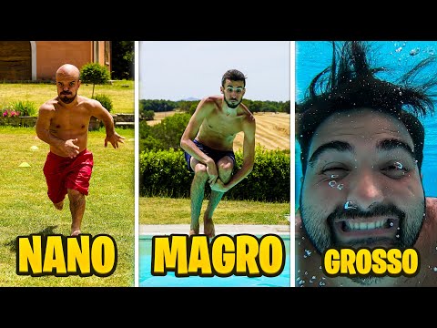 💪 MAGRO vs GROSSO vs NANO | SPORT EDITION