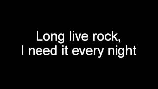 The Who Long Live Rock lyric video