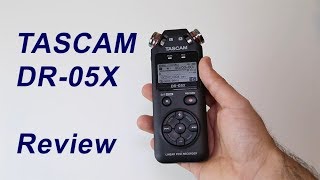 Video thumbnail for Tascam DR-05X Audio Recorder - Review by Eraser Tech