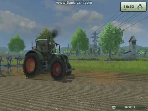 (Ls 2013) Pflügen mit Fendt 724 720 HD
