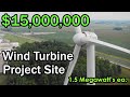 Whirlpool wind turbine construction Greenville Ohio on AG Spotter