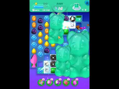 Candy Crush Soda Saga Level 2801 Get 2 Stars, 27 Moves Completed
