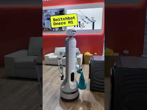 Video Thumbnail: The Switchbot’s Onero H1 main capability at launch is doing laundry. #CES2026