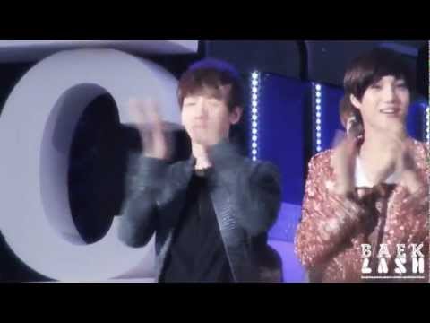 [Fancam] 120608 Baekhyun & Kai : Hand-Clapping Machineㅋㅋ