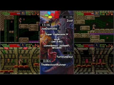 SNES Super Stars 2017 [163] - Super Castlevania IV (Any%) Race