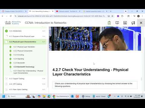 CCNA Intro to Networks - Module 4 Physical Layer