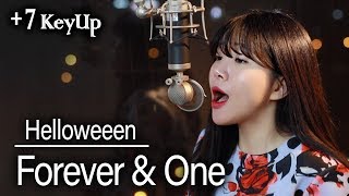 (+7 key up) Forever&amp;one - Helloween cover | Bubble Dia