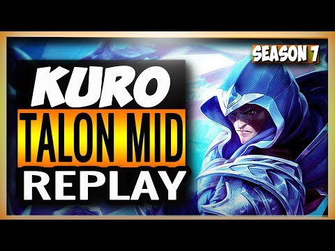 LEAGUE OF LEGENDS PRO REPLAYS #6 | AFs KurO "TALON" Mid Replay