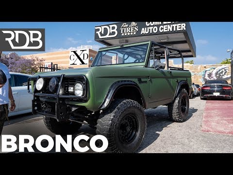 #RDBLA FORD BRONCO BROUGHT BACK TO LIFE, KHAKI RANGE ROVER, CLASSIC BENZ BLACKED OUT.
