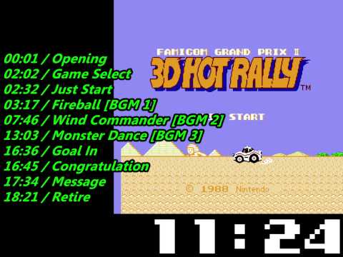 Nes 3D Hot Rally Soundtrack (FDS)