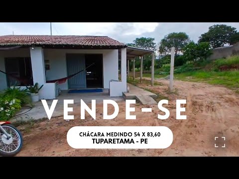 🌿 VENDE-SE CHÁCARA l PREÇO R$160.000 I NO ALTO DO JORGE, A 1KM DE TUPARETAMA - PE .