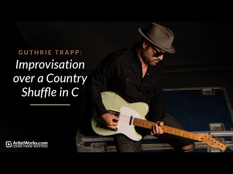 Improvisation Over a Country Shuffle in C