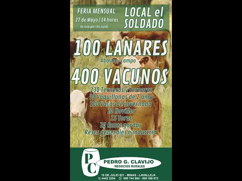 27/5/2025 Local el Soldado - Lavalleja - Pedro G. Clavijo