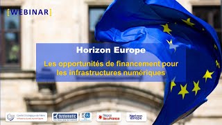 [REPLAY] Webinaire Horizon Europe&nbsp;: quelles opportunités pour les infrastructures numériques