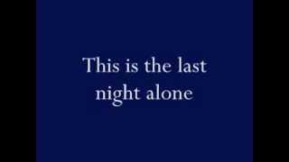 Bon Jovi- The Last Night lyrics (on screen)