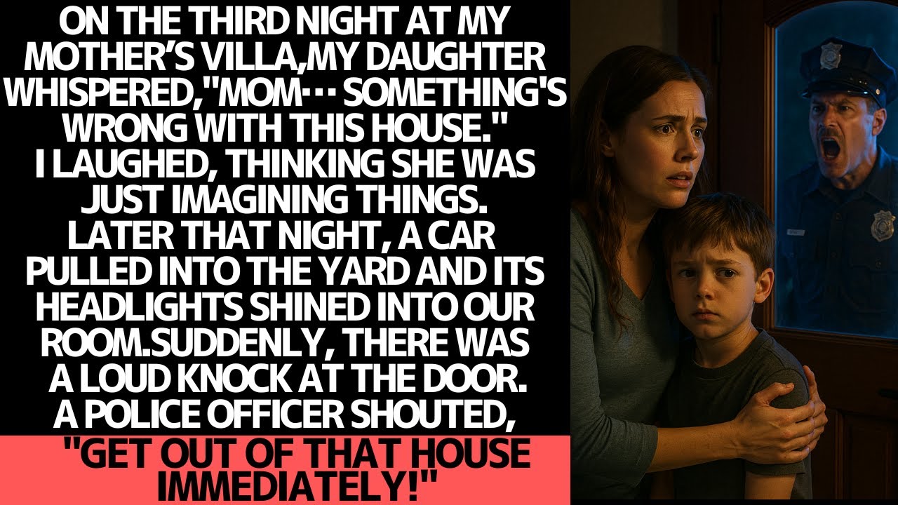 "Mom… something's wrong with this house," my daughter said. Then the police knocked.