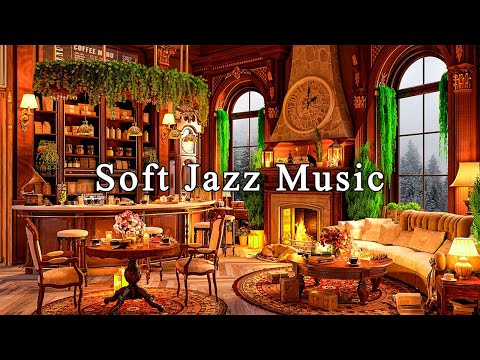 Soft Jazz Music for Study, Work, Focus ☕Cozy Coffee Shop Ambience ~ Relaxing Jazz Instrumental Music