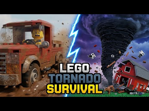 LEGO F5 TORNADO: Survival Challenge! (Farm Destruction) 🌪️🚜