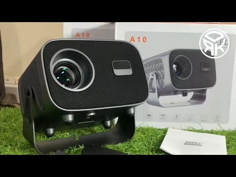 A10 Projector Review | 4K Supported FHD 1080P | Day & Night Test + Electronic Focus + Loud Speaker
