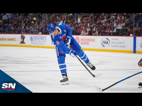 Avalanche's Necas Drops McCabe, Sets Up Makar For Sweet Goal vs. Maple Leafs