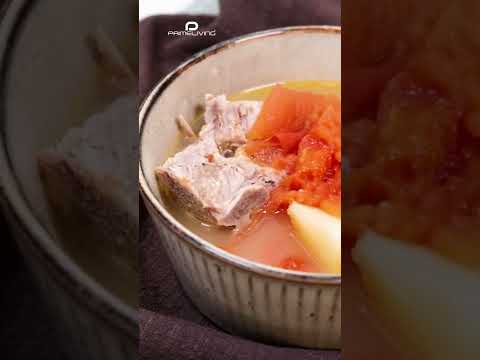 蕃茄薯仔豬骨湯 TOMATO, POTATO AND PORK BONE SOUP #Shorts