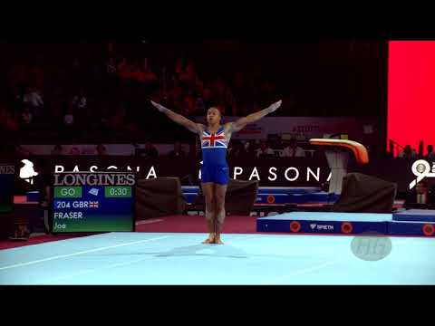 FRASER Joe (GBR) - 2019 Artistic Worlds, Stuttgart (GER) - Qualifications Floor Exercise