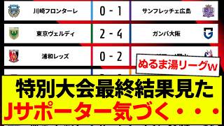 【バレる】J1百年構想リーグの最終結果ｗｗｗｗｗ