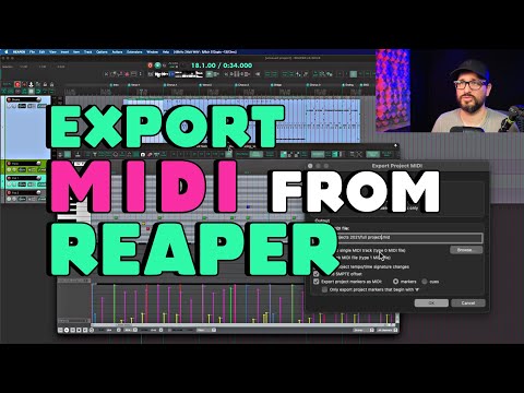 Exporting MIDI from REAPER