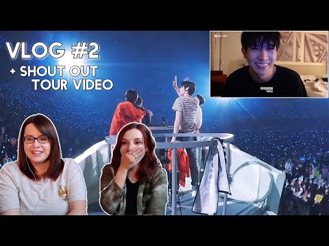 ENHYPEN (엔하이픈) [Vlog] 엔하이픈의 북미 투어 브이로그 #2 + 'SHOUT OUT' Tour Video Reaction
