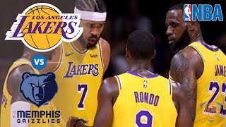 Los Angeles Lakers vs Memphis Grizzlies - 4th Quarter Game Highlights | February 21, 2020 NBA Season