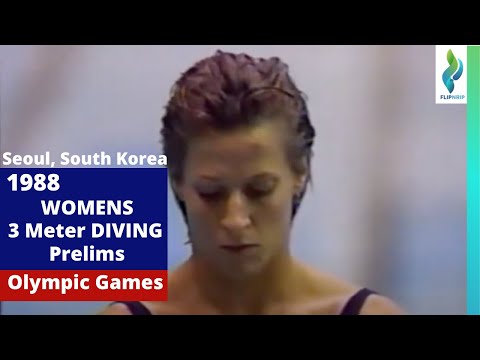1988 Women 3 Meter Diving Prelims Rounds 1 - 4 - Seoul South Korea