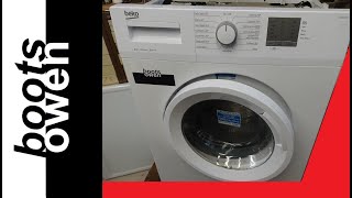 Beko washing machine: weird fault: easy repair and test washes