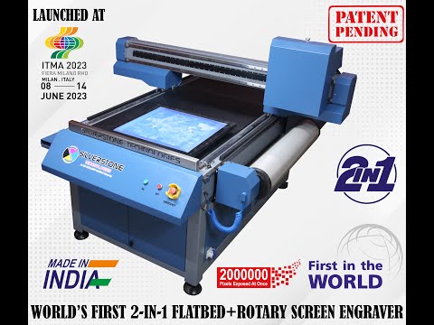 UV Laser Rotary Screen Engraver