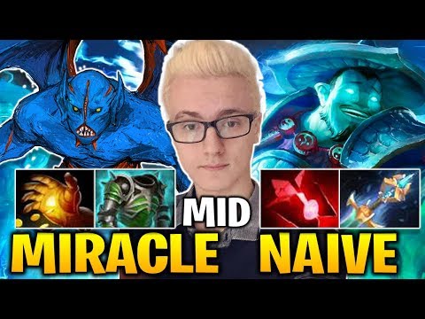 MIRACLE Night Stalker Mid vs Storm Spirit by Empire.Naive Dota 2