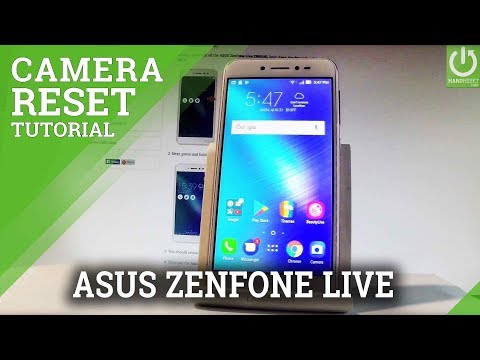Reset Camera Settings ASUS ZenFone Live - Repair / Restore Camera