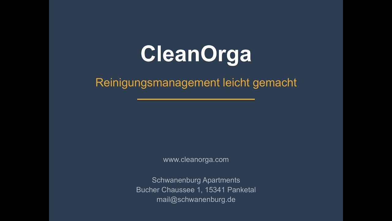CleanOrga Promo Video