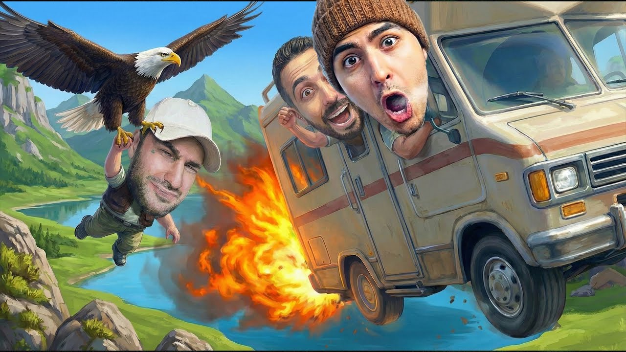 طولانی ترین پرش کوه به کوه رو رفتیم 😂 RV There Yet