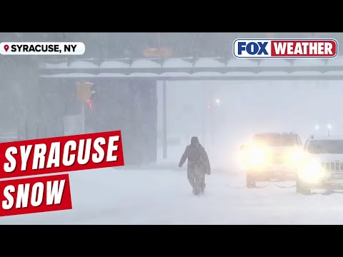Syracuse Buried By More Than A Foot Of Lake-Effect Snow