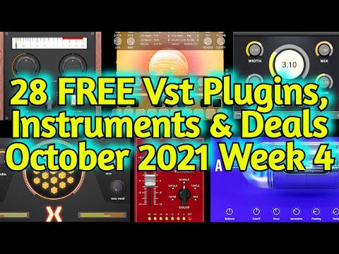 28 Best New FREE VST PLUGINS, Vst Instruments, SAMPLE PACKS & Huge Deals - OCTOBER 2021 Week #4