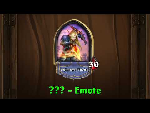 Hearthstone - Nightslayer Valeera [New Voice Lines]