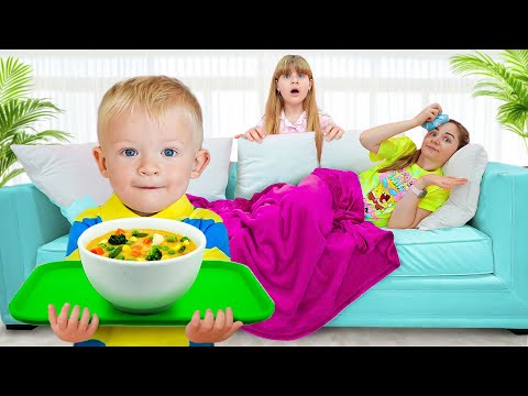 Diana ist Adams beste Schwester | 1-stündige Geschichten mit Baby Adam