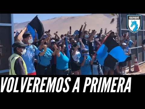 "Volveremos volveremos" Barra: Furia Celeste &bull; Club: Deportes Iquique